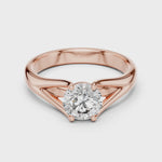 Gold Ring LR-0009, Rose Gold, 360 video