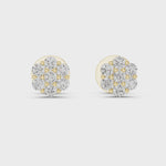 Gold Earrings L2-27-10001E, Yellow Gold, 360 video