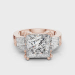 Gold Ring LR-0046, Rose Gold, 360 video