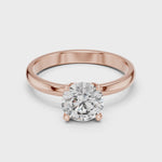 Gold Ring LR-0010, Rose Gold, 360 video